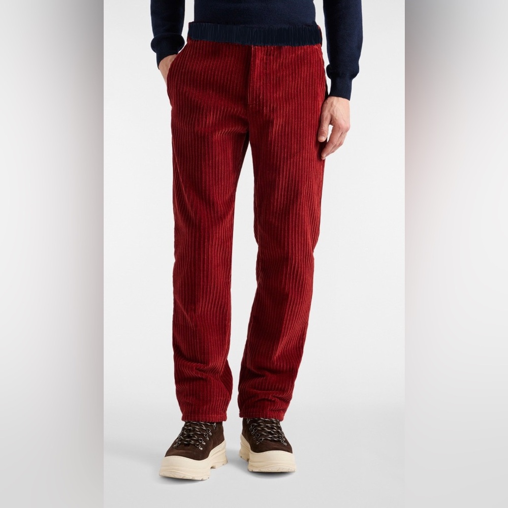 Petit Bateau Deep Red Corduroy Pants